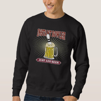 Sweatshirt Le lanceur instantané ajoutent juste la bière