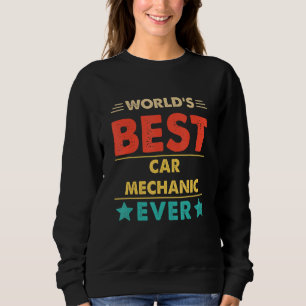 Sweatshirt Le meilleur mécanicien automobile du monde de Retr