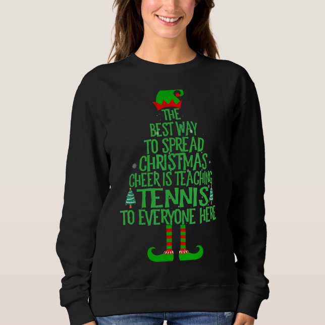 Sweatshirt Le Meilleur Moyen De Diffuser La Soirée De Noël Es (Devant)