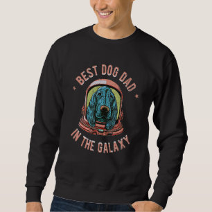 Sweatshirt Le Meilleur Papa Bloodhound de la galaxie - Bloodh