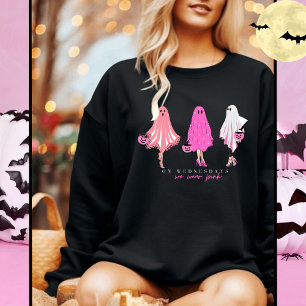 Sweatshirt "Le mercredi on porte du rose" citation drôle fant