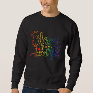 Sweatshirt Le noir est beau