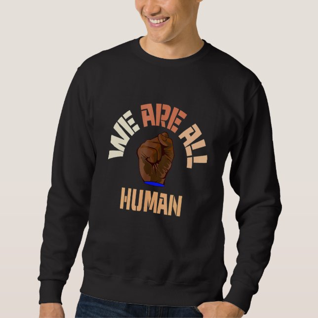Sweatshirt Le Noir est beau Mois de l'Histoire Noire Nous som (Devant)