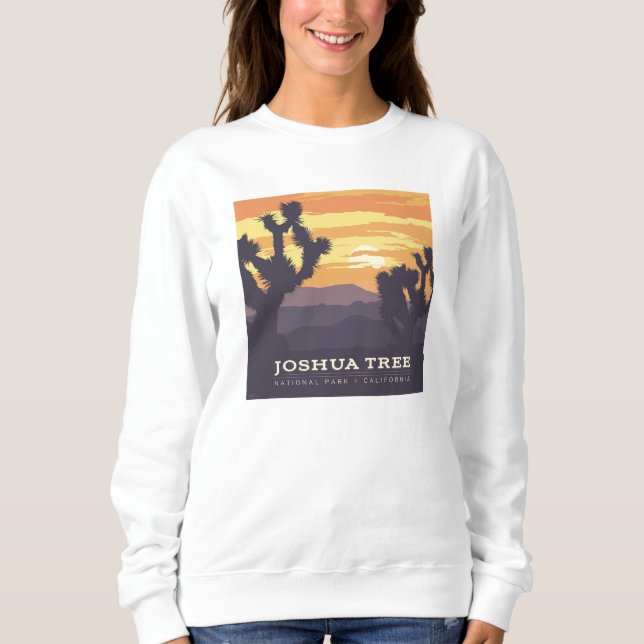 Sweatshirt Le Parc national de Joshua Tree | Californie (Devant)
