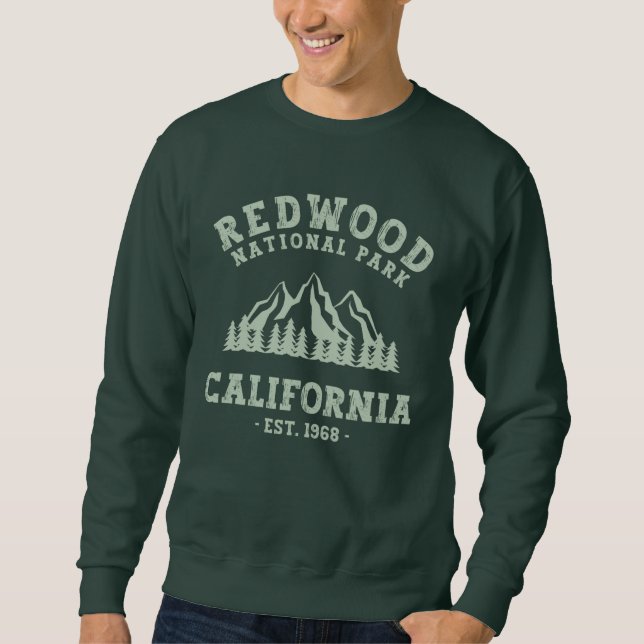 Sweatshirt Le parc national de Redwood Californie (Devant)