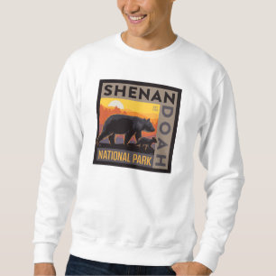 Sweatshirt Le Parc national de Shenandoah Mama Bear & Cubs