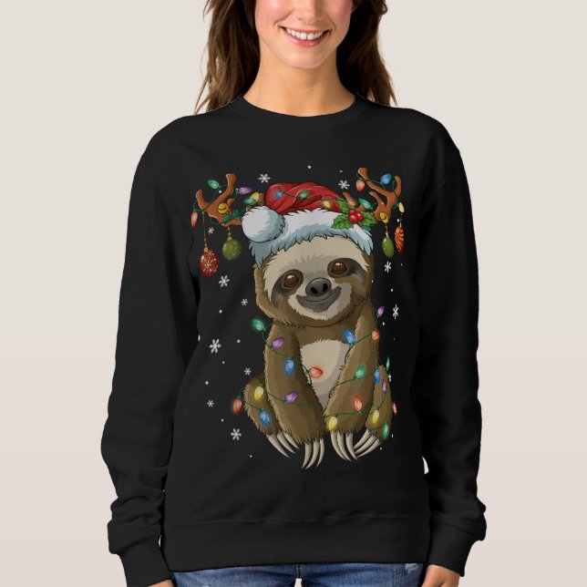 Sweatshirt Le Père Noël de Sloth Christmas (Devant)