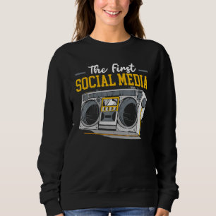Sweatshirt Le premier emploi des médias sociaux Gestionnaire