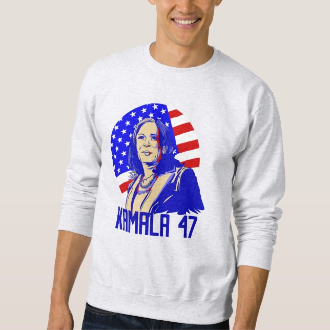 Sweatshirt le président kamala harris 47 (Devant)