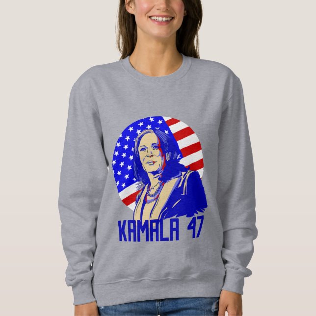 Sweatshirt le président kamala harris 47 (Devant)