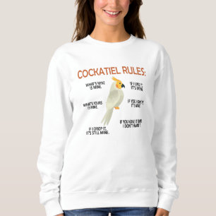 Sweatshirt Le Propriétaire De Cockatiel Délivre Un Amoureux