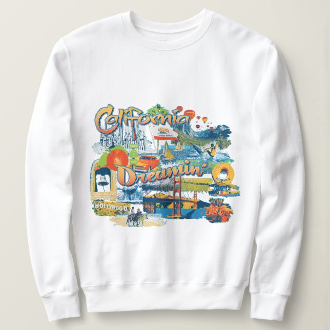 Sweatshirt Le rêve de Californie (Design devant)