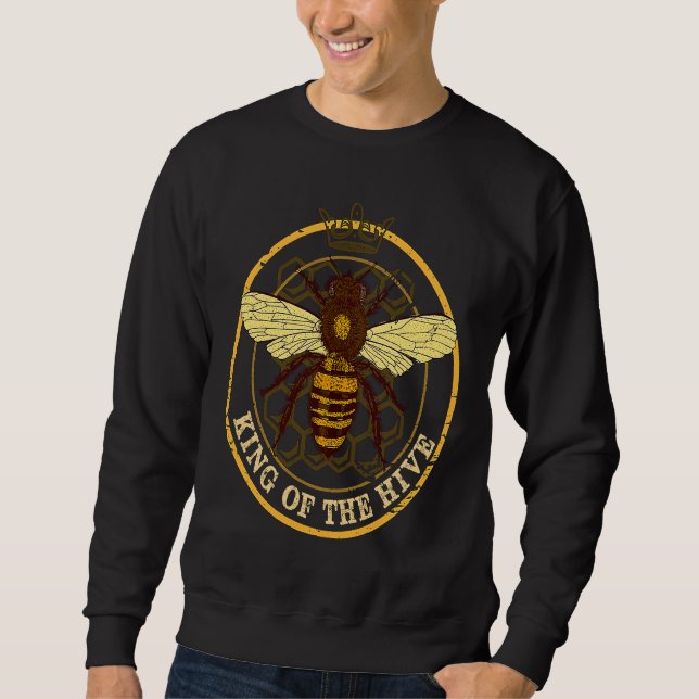 Sweatshirt Le Roi De L'Abeille De La Ruche Abeille Miel (Devant)
