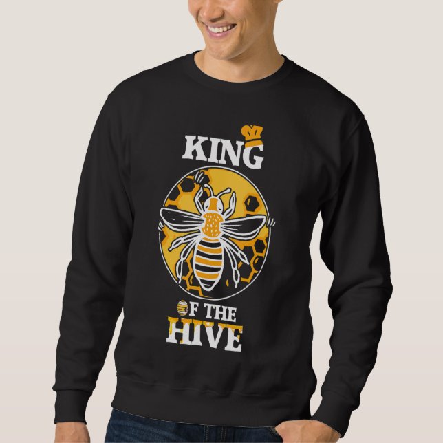 Sweatshirt Le Roi De L'Abeille De La Ruche Abeille Miel 3 (Devant)