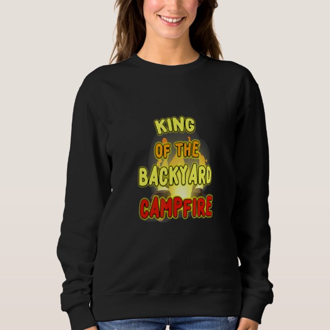 Sweatshirt Le Roi Du Jardin Feu De Campagne Un Nouveau Mème J (Devant)