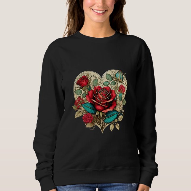Sweatshirt Le Rose de la Renaissance de Valentine (Devant)