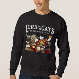 Sweatshirt Le Seigneur Des Chats La Foule De L'Anneau Drôle