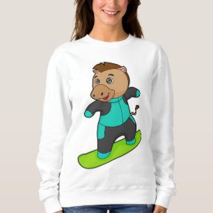 Sweatshirt Le snowboarder de Horse