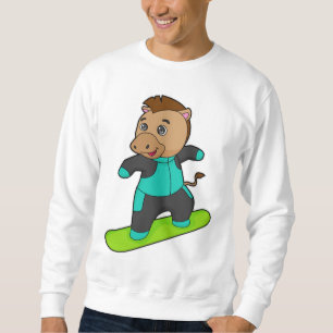 Sweatshirt Le snowboarder de Horse