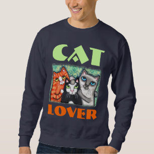 Sweatshirt Le T-shirt de l'amoureux des chats