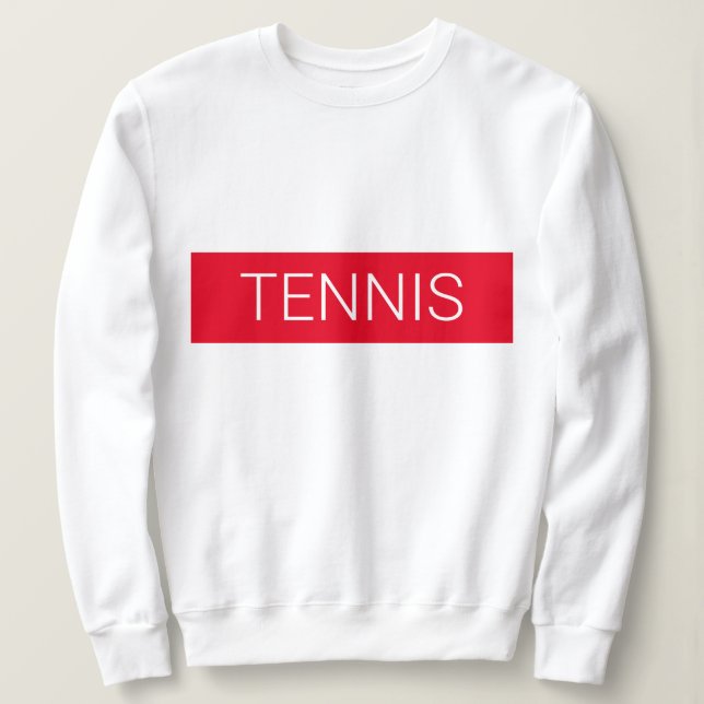 Sweatshirt Le tennis politique (Design devant)