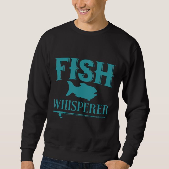 Sweatshirt Le Whisperer aux poissons (Devant)