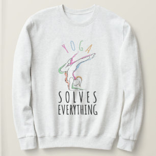 Sweatshirt Le yoga résout tout