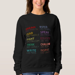 Sweatshirt Leaders d'histoire noire inspirants