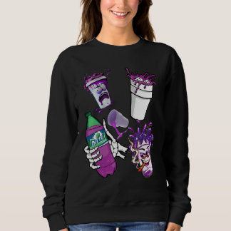 Sweatshirt Lean  Purple Drank Dirty Double cup Lean Line Smok