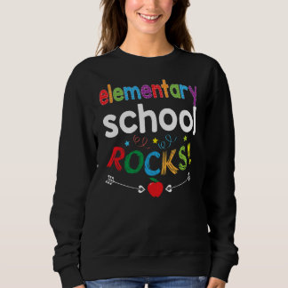 Sweatshirt L'école primaire Rocks Étudiant De Retour À