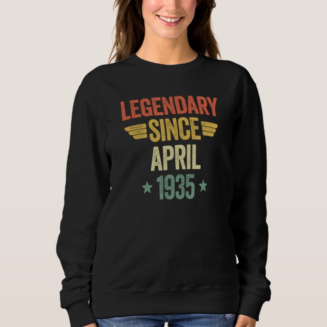 Sweatshirt Legendary Since April 1935 (Devant)