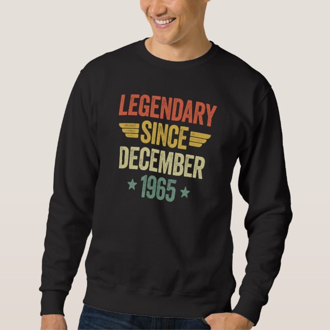 Sweatshirt Legendary Since December 1965 (Devant)