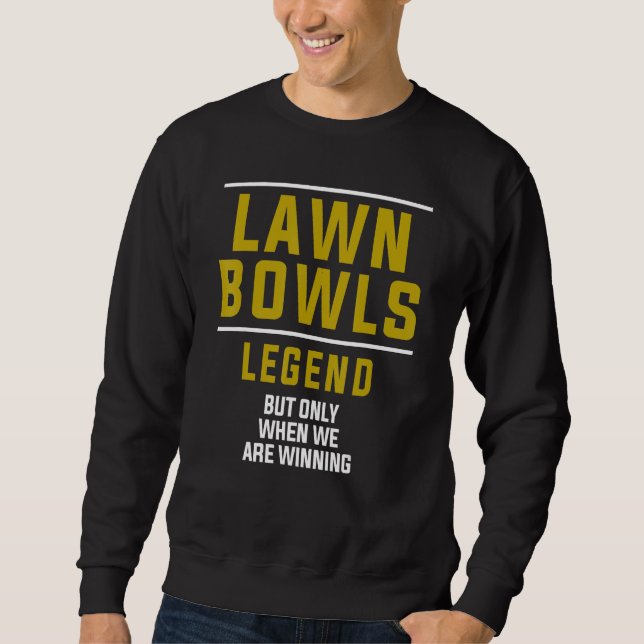 Sweatshirt Légende Des Bowles De Pelouse Pour Club & Team Mat (Devant)