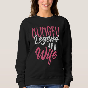 Sweatshirt Légende du Kungfu alias Femme Femme patron