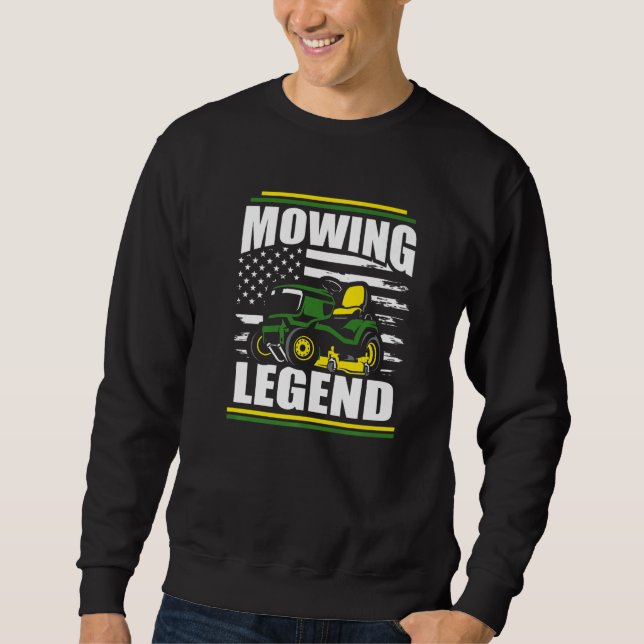 Sweatshirt Légende du moulage tondeuse de pelouse Da Da (Devant)