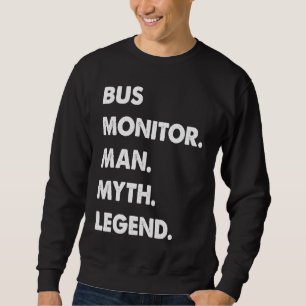 Sweatshirt Légende du mythe de l'homme surveillant le bus