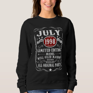 Sweatshirt Légendes de décoration d'anniversaire 24 ans sont