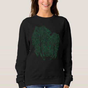 Sweatshirt Légume de chou frisé végane végétarien diète végan