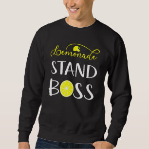Sweatshirt Lemonade Stand Boss Ceo Lemon Crew Fun Entrepreneu