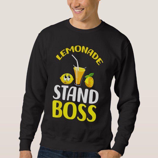 Sweatshirt Lemonade Stand Boss Funny lemonade summer (Devant)