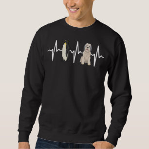 Sweatshirt L'empereur Penguin polonais Lowland Sheepdog Heart