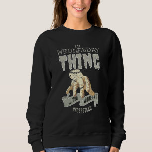 Sweatshirt L'enfant de mercredi est plein de malheur - C'est 