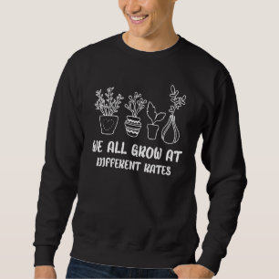 Sweatshirt L'Enseignant Apprend La Vie Nous Grandions Tous À