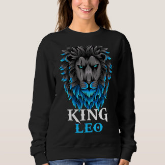 Sweatshirt Leo Anniversaire King Leo Zodiac Anniversaire Part