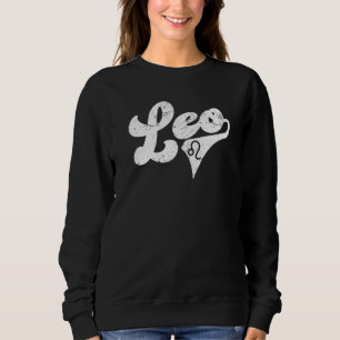 Sweatshirt Leo Retro Zodiac Astrologie Horoscope Leo 3