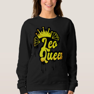 Sweatshirt Léon Queen Zodiac Signal Léon Déchirant Horoscope