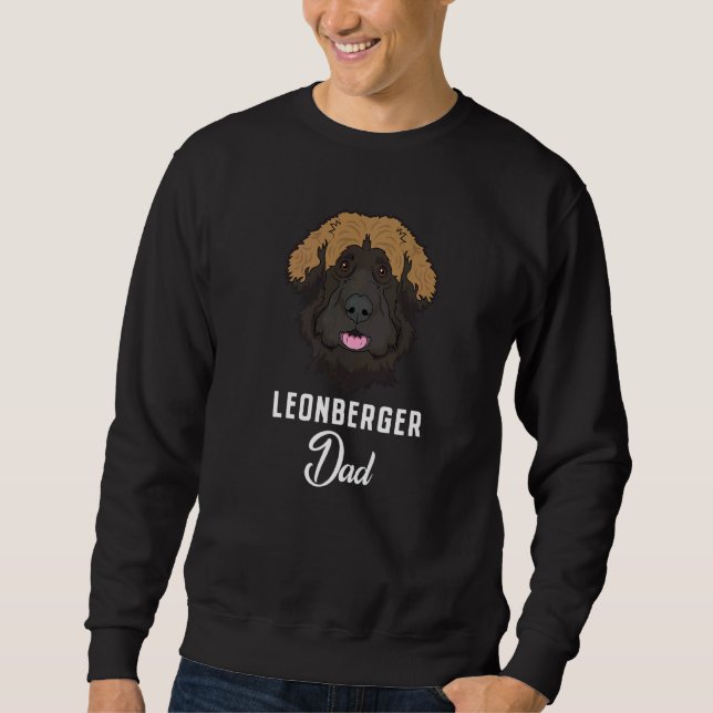 Sweatshirt Leonberger Cute Dog Dad (Devant)