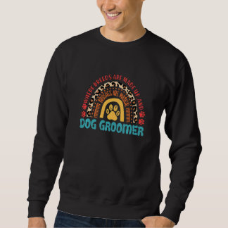 Sweatshirt Leopard Arc-en-ciel Groomer animal de compagnie St