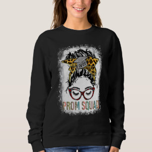 Sweatshirt Leopard Graphic Prom Squad 2022 Grad Grad Gradua