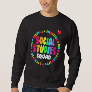 Sweatshirt L'équipe de sciences sociales Premier jour d'école